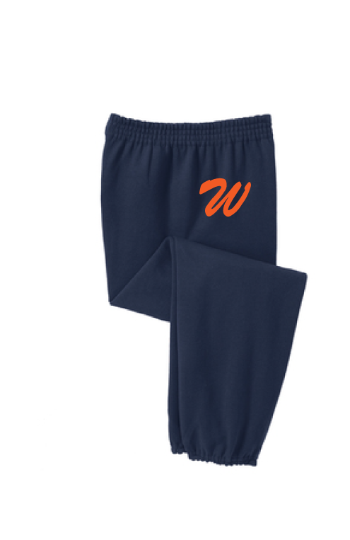 Core Fleece Sweatpants (Youth & Adult) / Navy / Wahoos