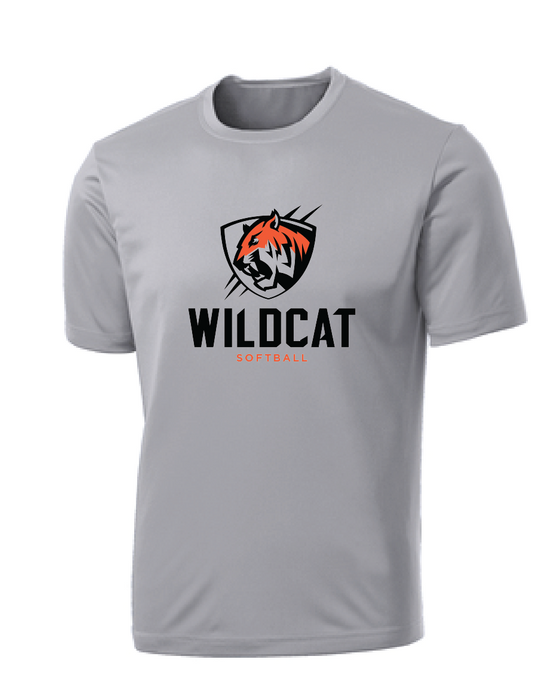 Performance Tee (Youth & Adult) / Silver / Wildcats Softball