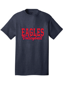 Eagles Cotton T-Shirt / Navy / Independence Volleyball - Fidgety