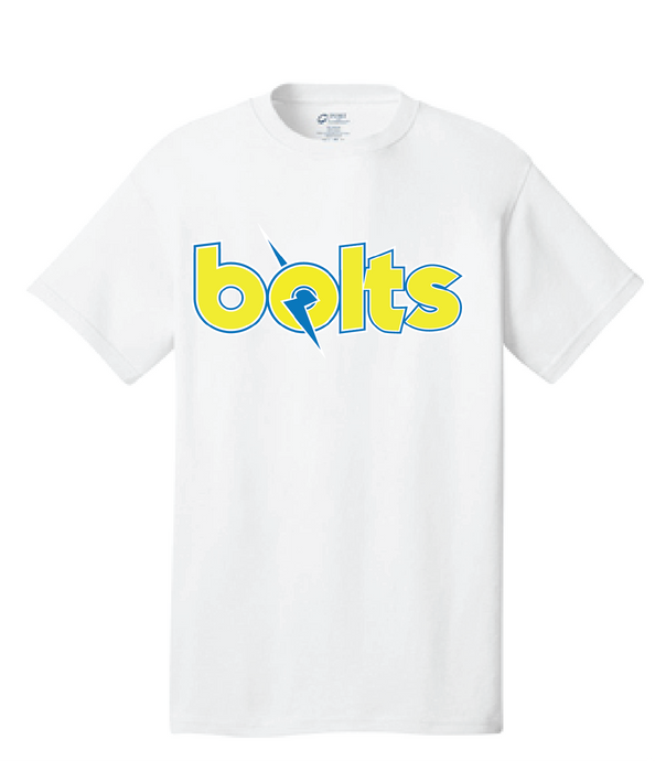 Softstyle Crew T-Shirt (Youth & Adult) / White / Alanton Bolts Swim Team