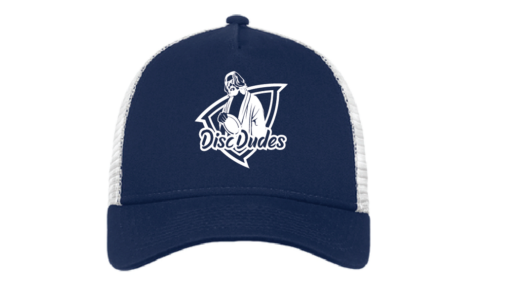 Snapback Trucker Cap / Royal/ White  / Disc Dudes Disc Golf