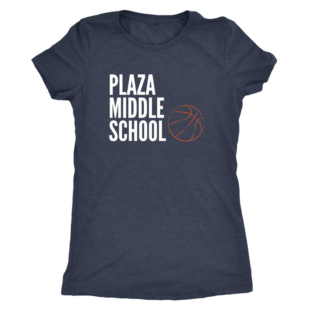 Plaza Basketball - Women's Triblend T-Shirt - Fidgety