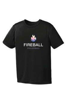 Dri-Fit Performance Tee (Youth & Adult)  / Black / Fireball Volleyball