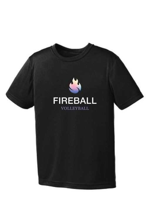 Dri-Fit Performance Tee (Youth & Adult)  / Black / Fireball Volleyball
