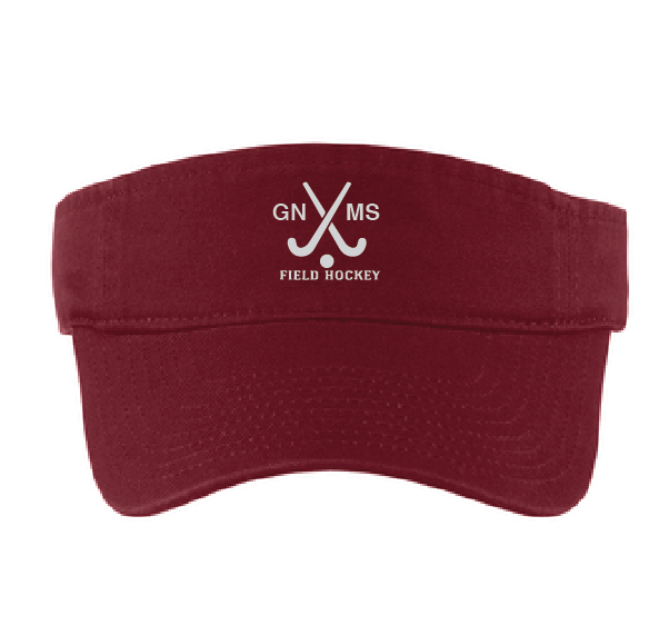 Visor / Maroon / Great Neck Field Hockey - Fidgety