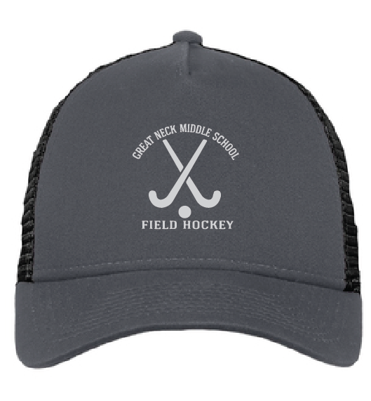 Trucker Hat  / Gray / Great Neck Field Hockey - Fidgety