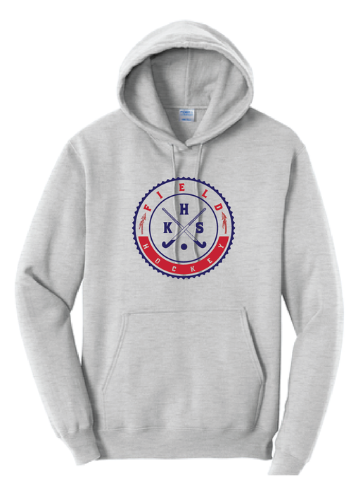 Fleece Hooded Sweatshirt / Athletic Heather / Kempsville High Field Hockey