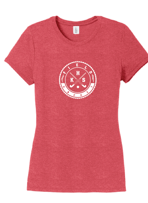 Ladies Softstyle Tee / Red Frost / Kempsville High Field Hockey