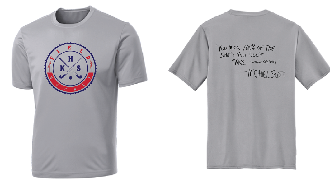 Short Sleeve Performance Tee  / Silver / Kempsville High Field Hockey