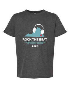 Fine Jersey T-Shirt (Adult & Youth) / Heather Charcoal / Rock The Beat