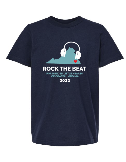 Fine Jersey T-Shirt (Adult & Youth) / Navy / Rock The Beat