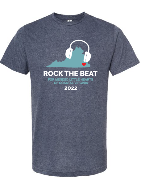 Fine Jersey T-Shirt (Adult & Youth) / Heather Navy / Rock The Beat