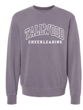 Unisex Midweight Hooded Sweatshirt / Pigment Plum / Tallwood High School Cheer