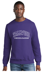 Fleece Crewneck Sweatshirt / Purple / Tallwood High School Cheer