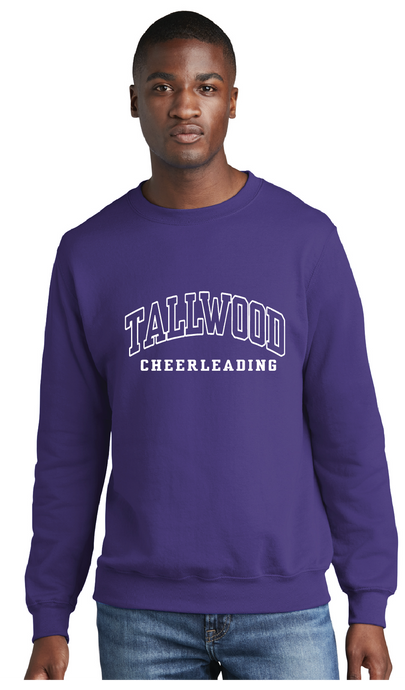 Fleece Crewneck Sweatshirt / Purple / Tallwood High School Cheer