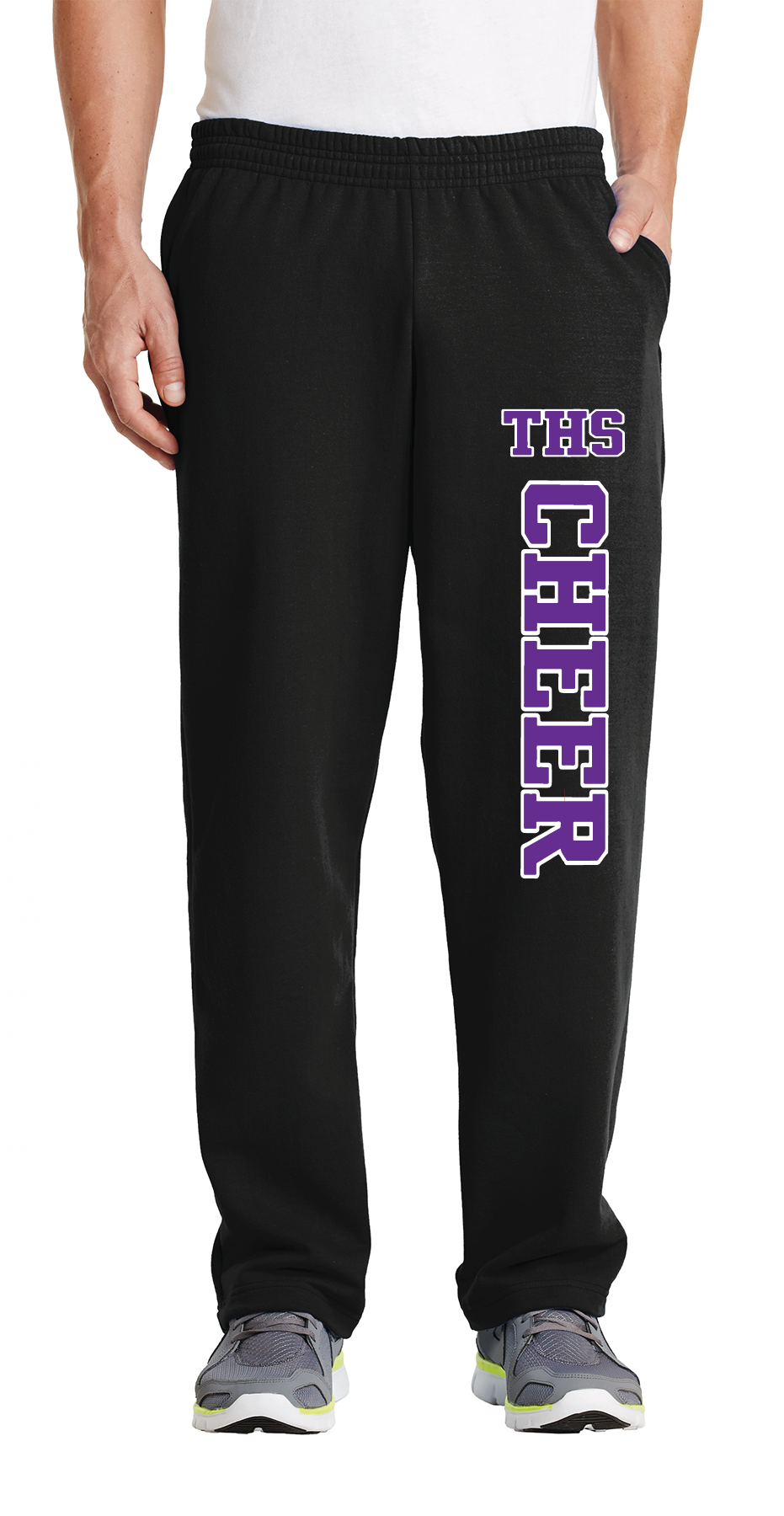 Fleece Sweatpant with Pockets / Black / Tallwood High School Cheer – Fidgety
