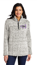 Ladies Cozy 1/4-Zip Fleece / Oatmeal Heather / Tallwood High School Cheer