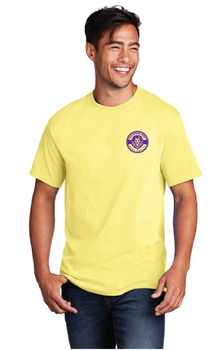 Core Cotton Tee / Yellow / Tallwood High school Boys Soccer