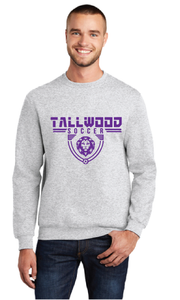 Core Fleece Crewneck Sweatshirt / Ash / Tallwood High school Boys Soccer