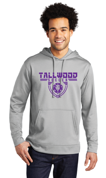 Performance Fleece Pullover Hooded Sweatshirt / Silver / Tallwood High school Boys Soccer