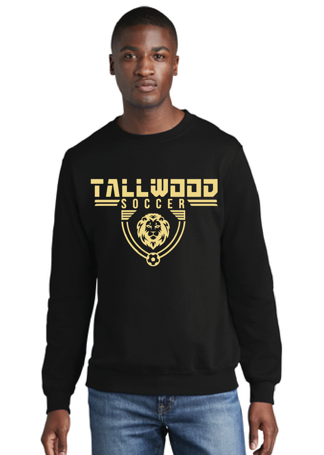 Core Fleece Crewneck Sweatshirt Black Tallwood High School