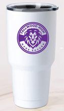 30oz Stainless Steel Tumbler / White / Tallwood High School Boys Soccer