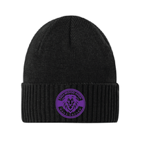 Rib Knit Cuff Beanie / Black / Tallwood High school Boys Soccer