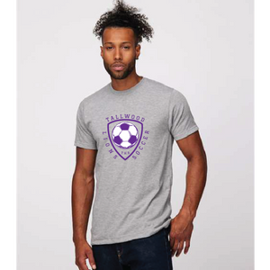 Unisex Poly-Rich T-Shirt  / Heather Grey / Tallwood High School Soccer
