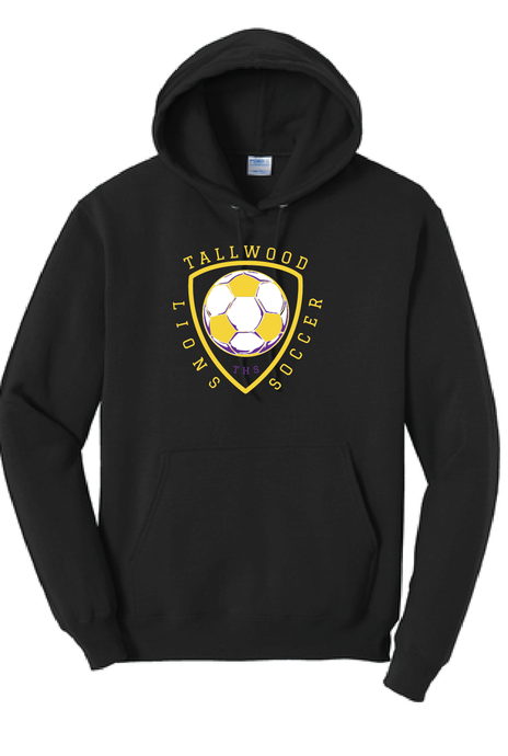 Fleece Hooded Sweatshirt / Black / Tallwood High School Soccer
