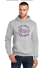 Fleece Pullover Hooded Sweatshirt / Ash / Tallwood High School Girls Soccer