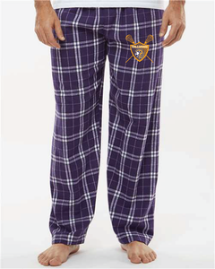 Harley Flannel Pants / Purple & White / Tallwood High School Lacrosse