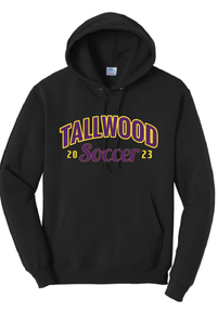 Fleece Pullover Hooded Sweatshirt / Black / Tallwood High School Girls Soccer
