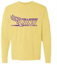 Heavyweight Ring Spun Long Sleeve Tee / Butter / Tallwood High School Track & Field