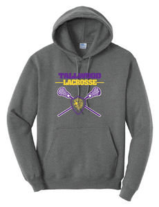 Fleece Hooded Sweatshirt / Charcoal Heather / Tallwood High School Lacrosse
