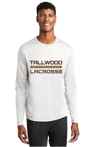 PosiCharge Long Sleeve Tee / White / Tallwood High School Lacrosse