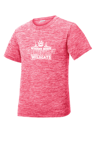 PosiCharge Electric Heather Tee (Youth & Adult) / Deep Red Electric / Windsor Woods Elementary
